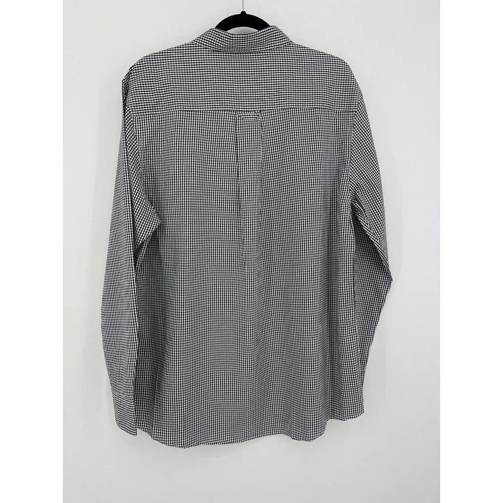 Haggar Wrinkle Resistant Shirt Men's Large Button Lightweight Long Sleeve $56 - Picture 5 of 9
